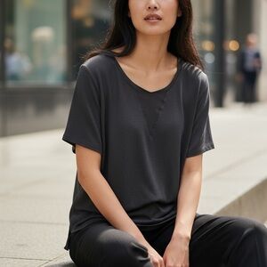 Gold Hawk silk blouse